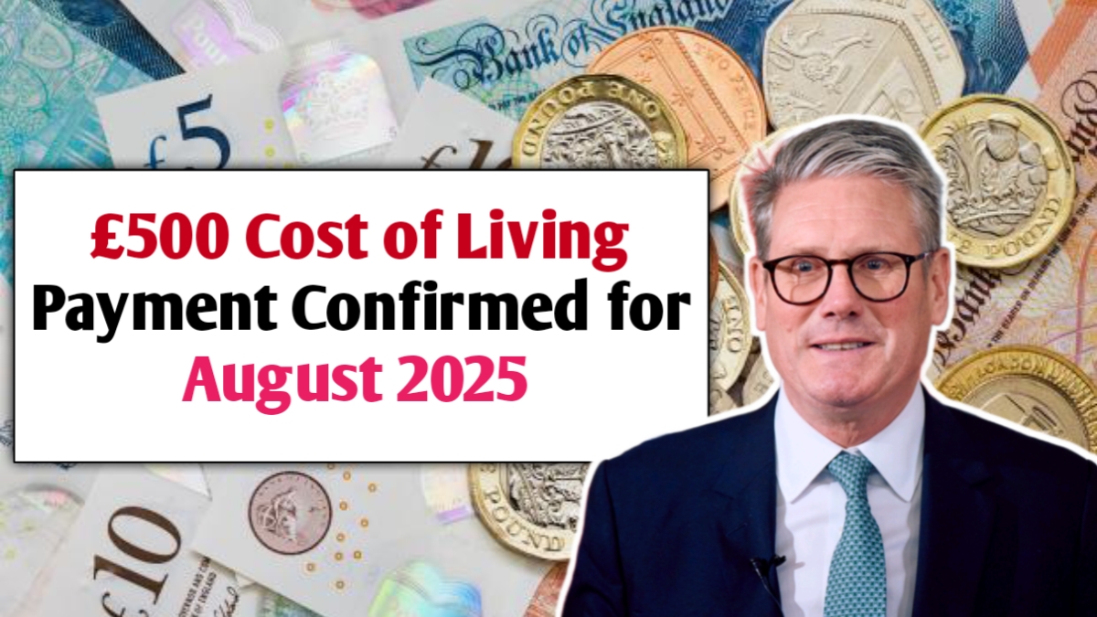 £500 payment confirmed for the cost of living